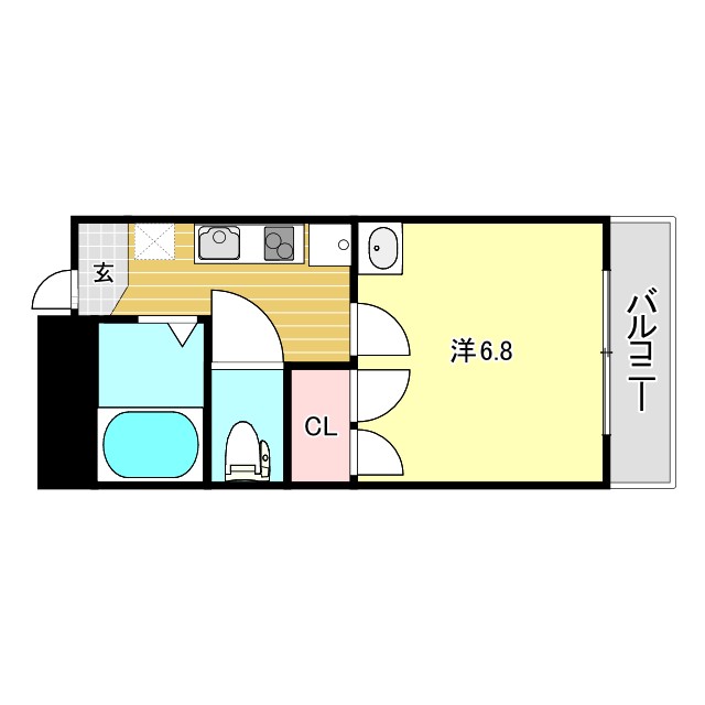 リッチライフ甲子園VIIIの間取り写真