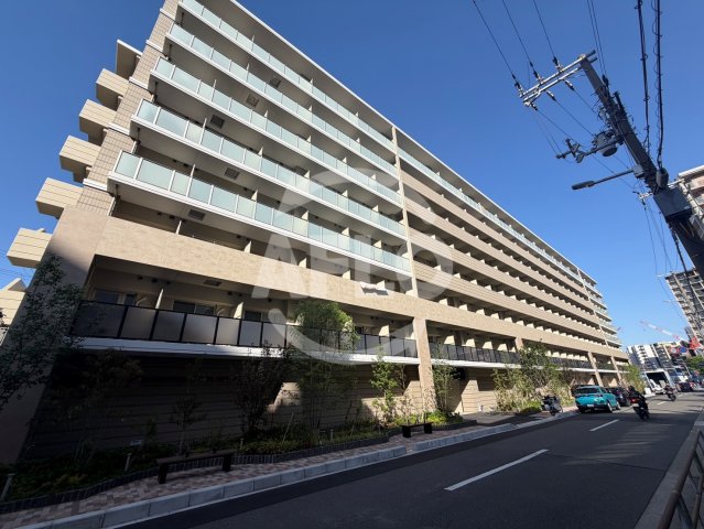 建物外観　プレサンス京橋GREEN　YARDアルミラ　外観