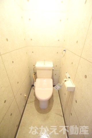 トイレ　ゆったりとした空間のトイレです