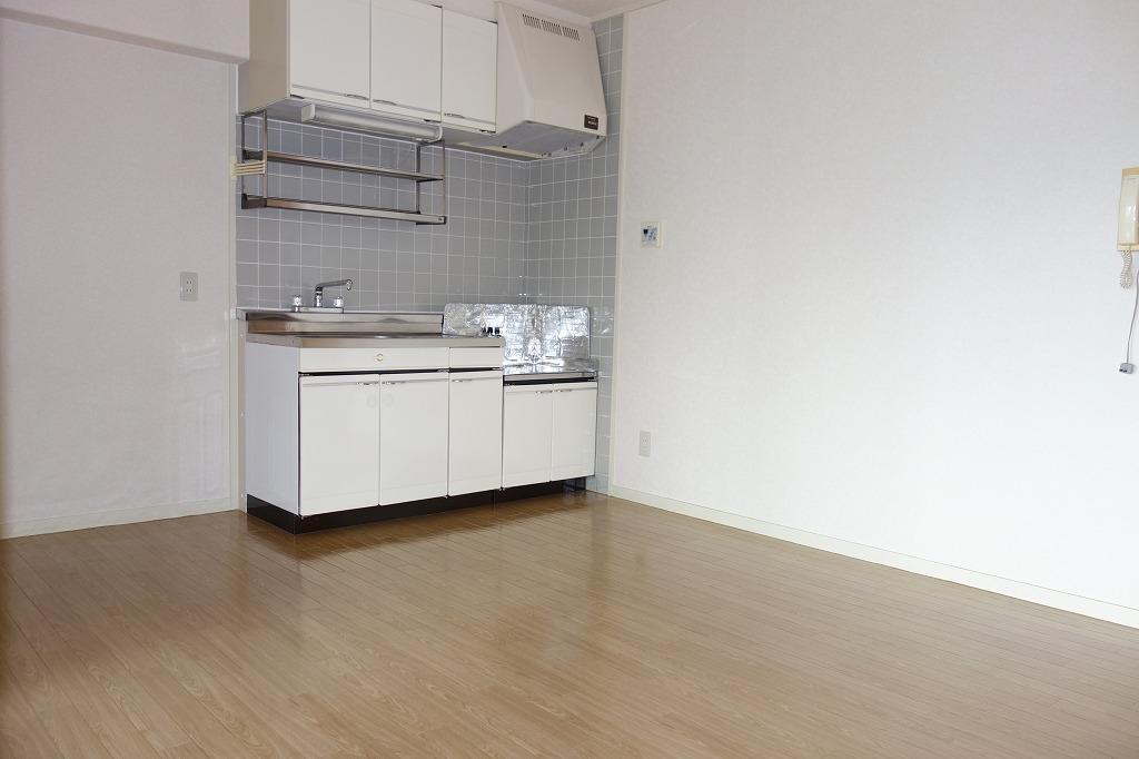 その他部屋・スペース　室内を広く使える壁付型のキッチンのリビング１０帖♪
