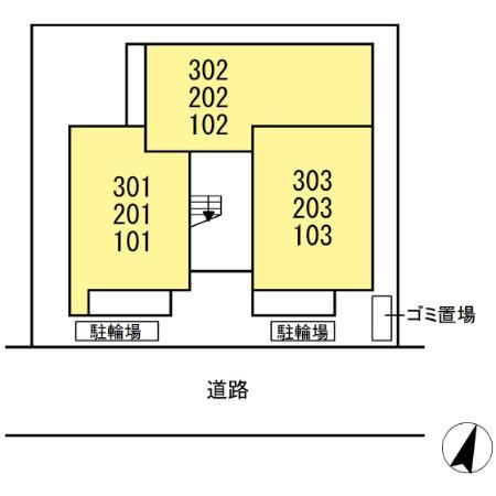 小田急江ノ島線 鶴間駅 徒歩9分 3階建 築3年の外観写真
