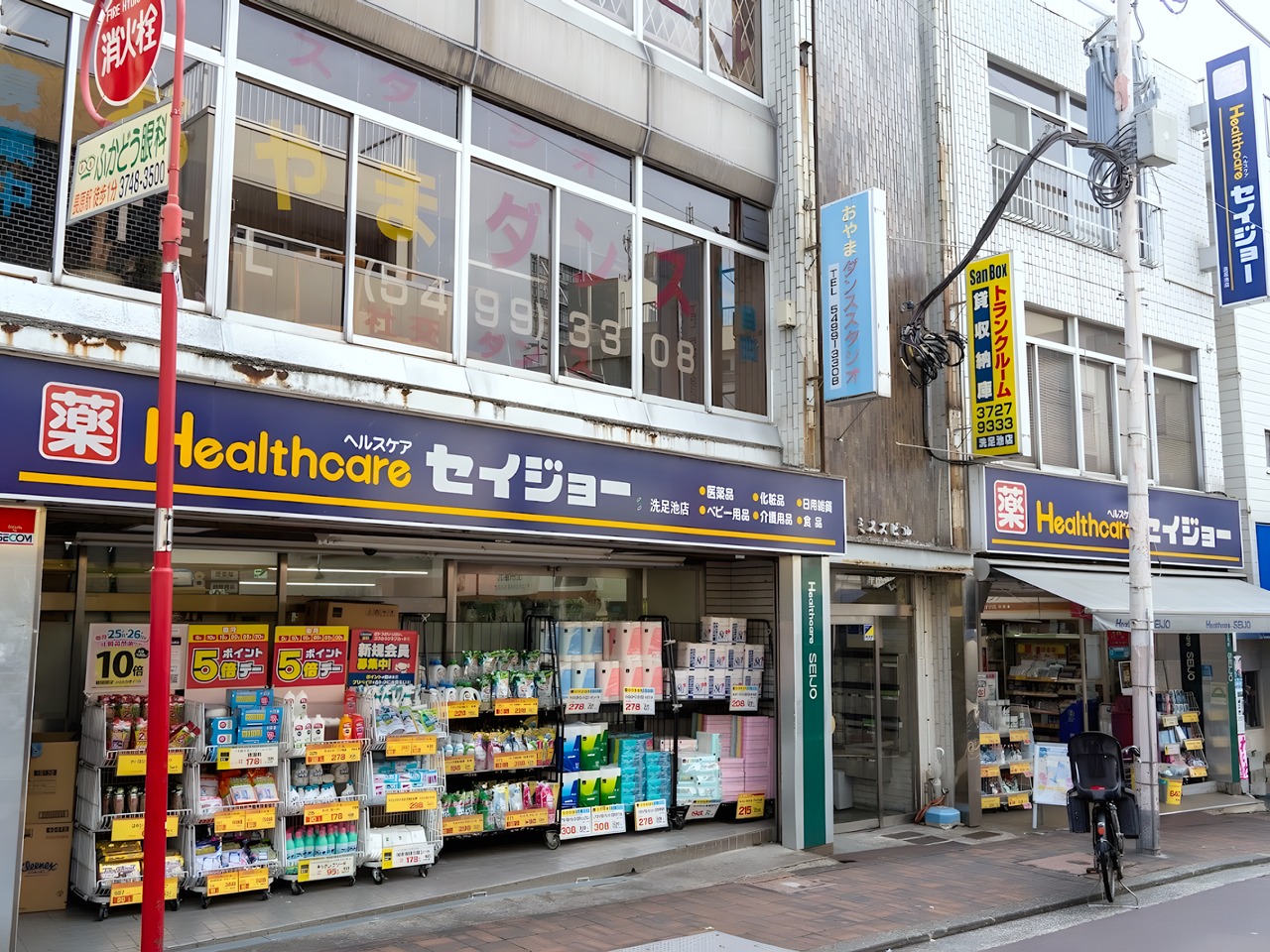 ドラックストア　くすりのセイジョー 洗足池店（ドラッグストア）まで100m