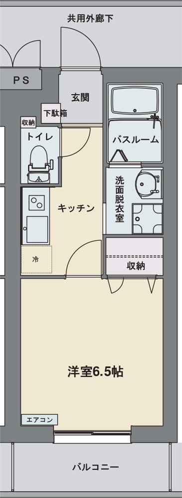 ファーストパーシモンの間取り