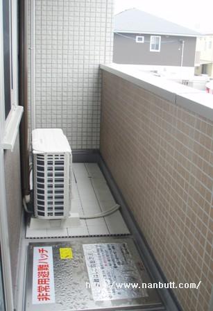 バルコニー　南向きのバルコニー