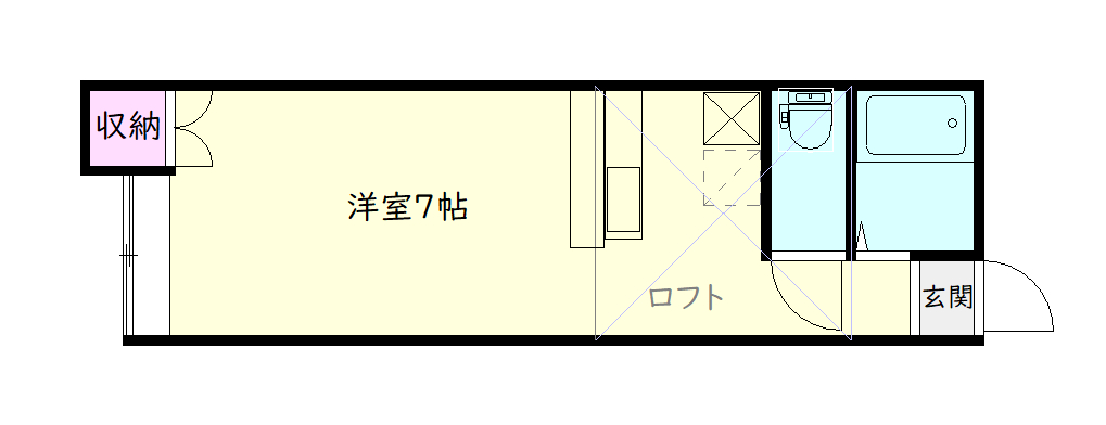 エチュード巻の間取り