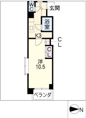 パフォス草薙の間取り