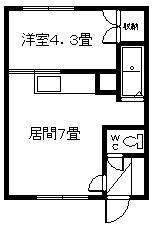 サンプラザ８・８の間取り