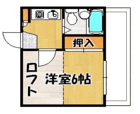 兵庫県神戸市西区王塚台１（アパート）の賃貸物件の間取り