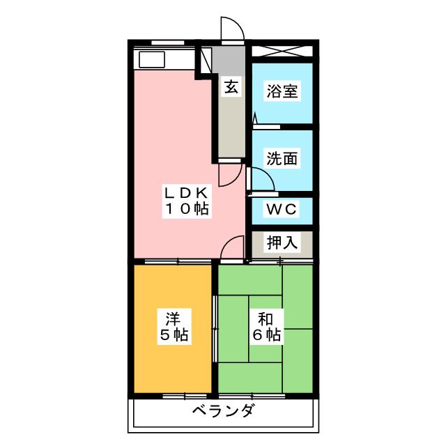 セントラルパークＡの間取り