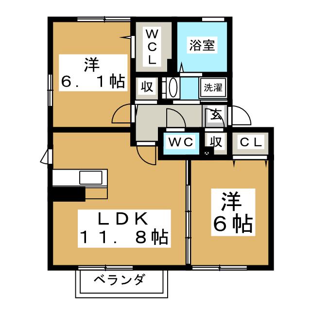 プランドールの間取り