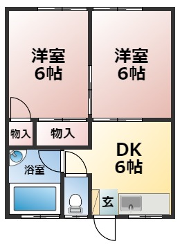 アクア上白川A棟の間取り