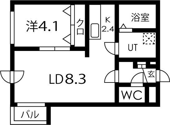 ミソノノームコアの間取り