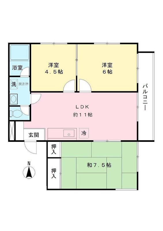 ヤマト永山ハウスの間取り