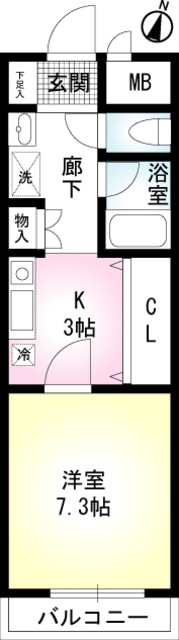 本町アンディの間取り