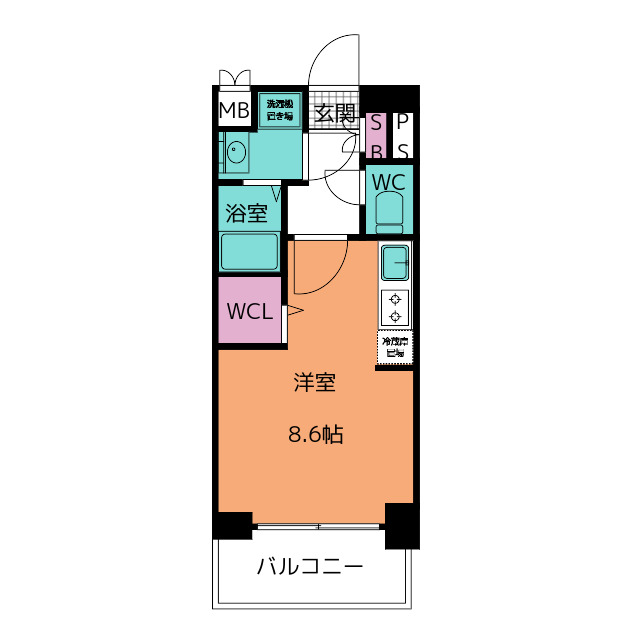 プレサンス名古屋菊井セルカの間取り