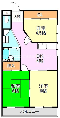 シティコーポグリーンの間取り