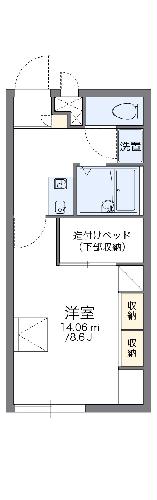 レオパレスグレイスの間取り