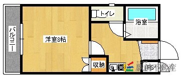 サバービア都府楼の間取り