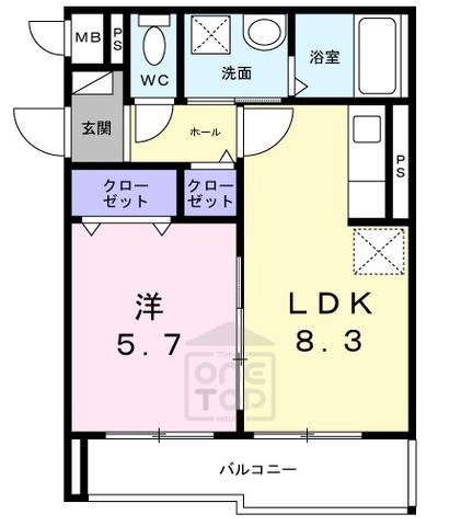 エスポアール上山手の間取り