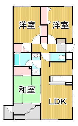 サーティ福弥の間取り