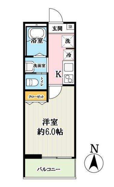 パルク秋津の間取り