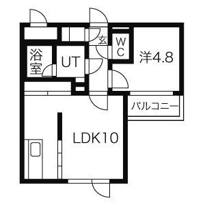 札幌市南区澄川三条のマンションの間取り