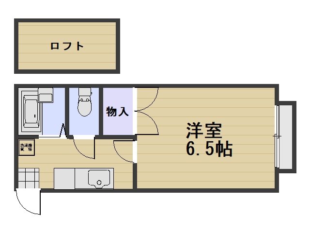 メゾンドゥクロワの間取り