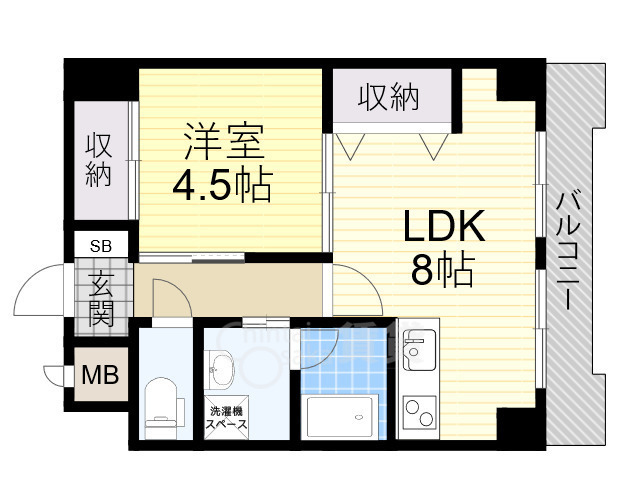 サムティ新大阪WESTの間取り