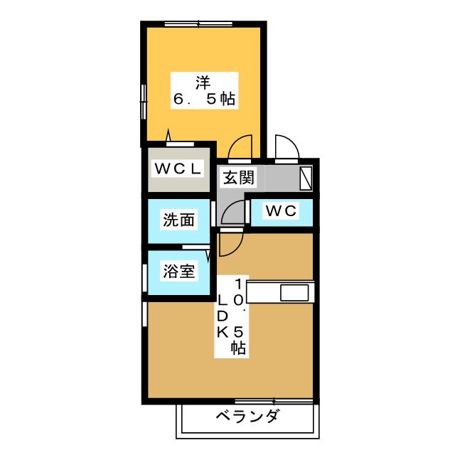 シャンテ星宮の間取り