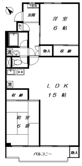 狛江ハイタウンの間取り