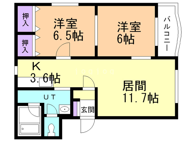 マンションビューティーの間取り