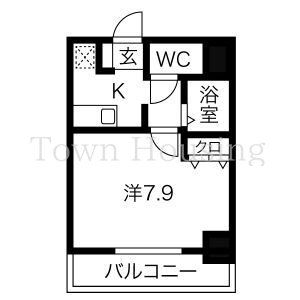 千代田区三番町のマンションの間取り