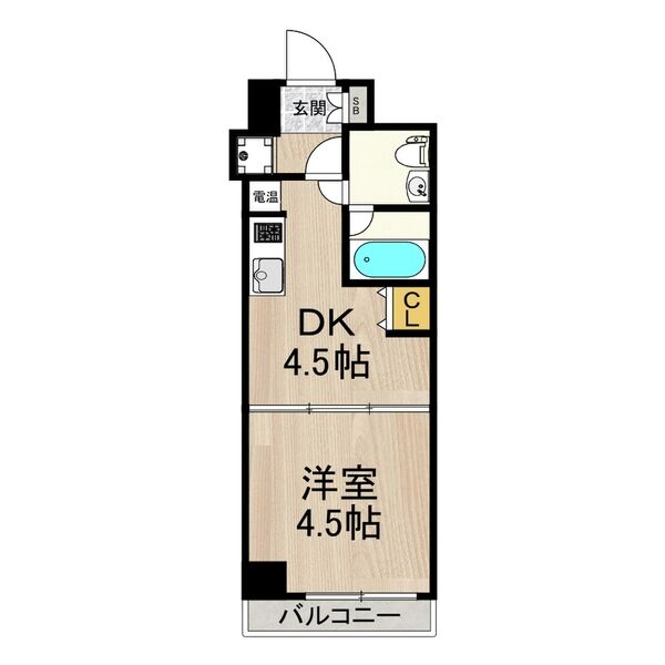 インプルーブ三宮イーストの間取り