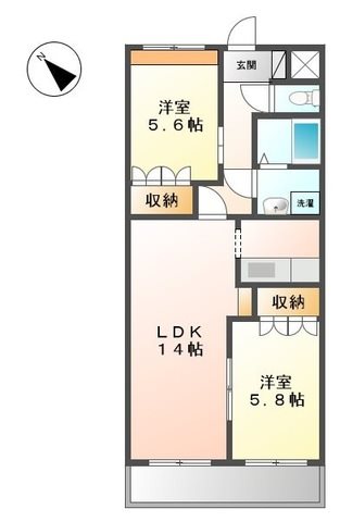 プログレス　グランディの間取り