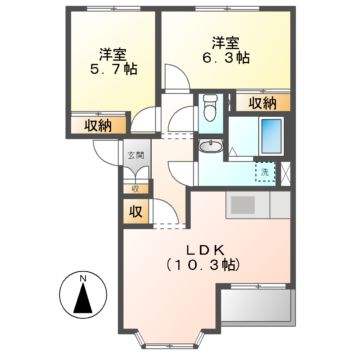 ベルクレストの間取り