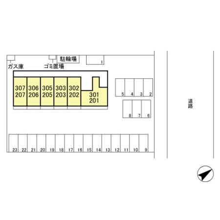 【前橋市西片貝町のアパートのその他】