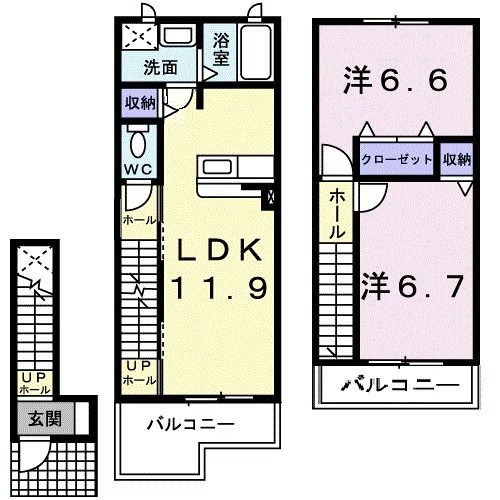 ラ・フルールの間取り