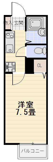 メゾンツルオカの間取り