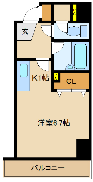 流山市南流山のマンションの間取り