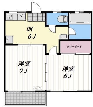 足立区東和のマンションの間取り