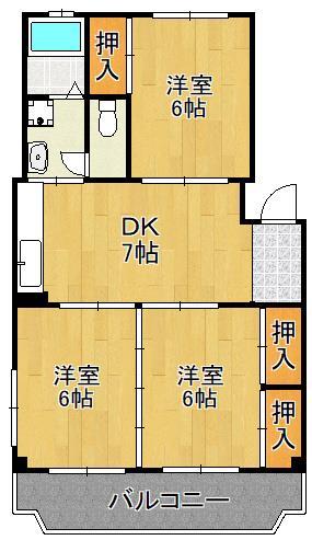 オアシス安部山公園の間取り