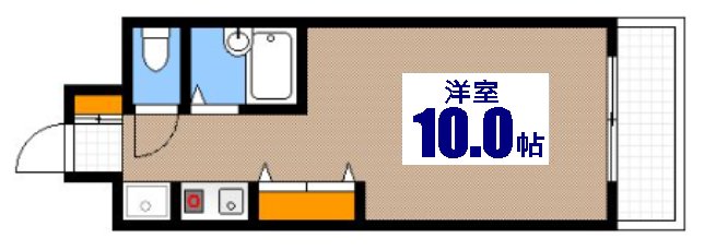 広島市中区広瀬北町のマンションの間取り