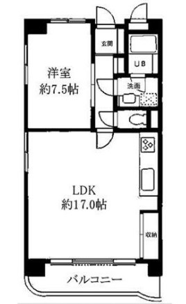 アブニール白妙の間取り