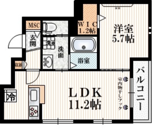フェリス経堂の間取り