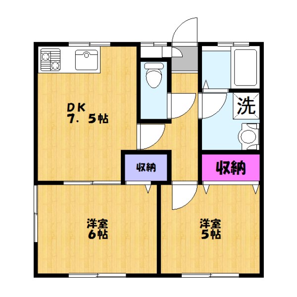 Ｙ’Ｓコーポの間取り