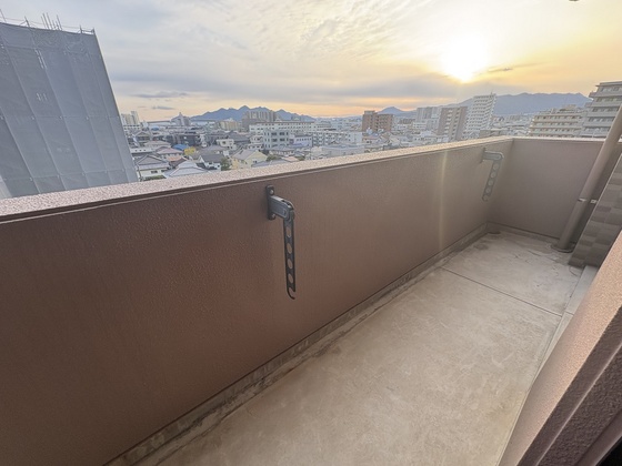 バルコニー　※別部屋の写真です