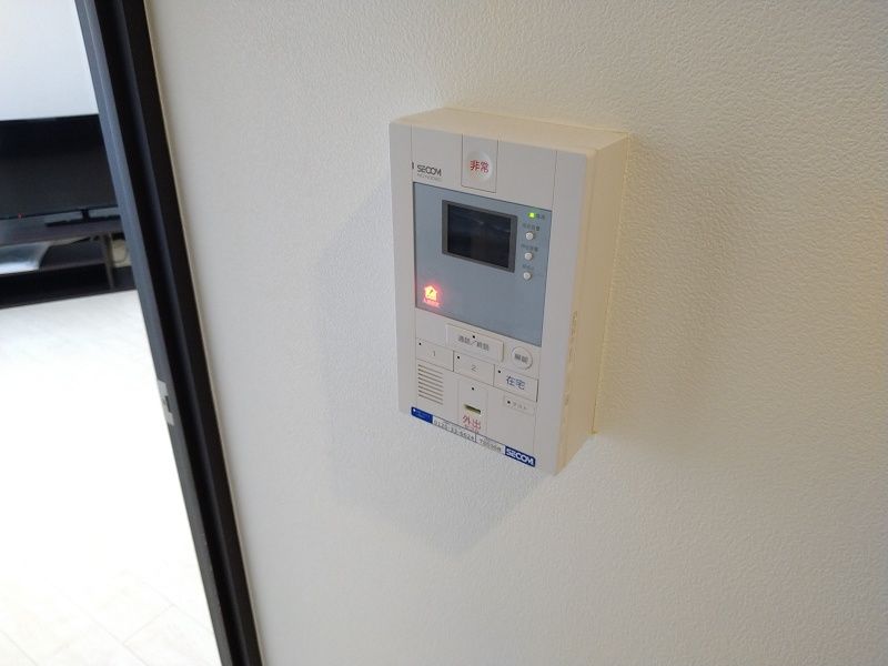 セキュリティ　モニターホン標準設置