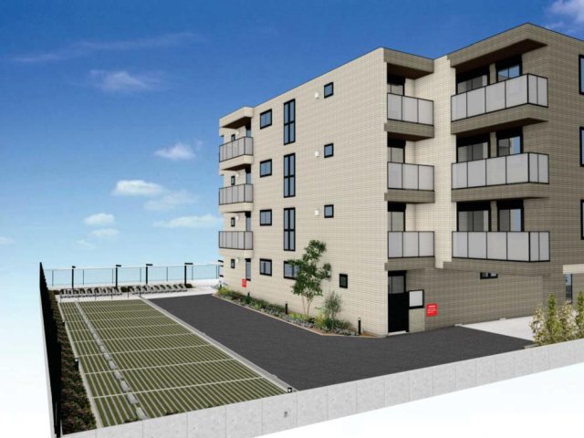 駐車場　完成パース