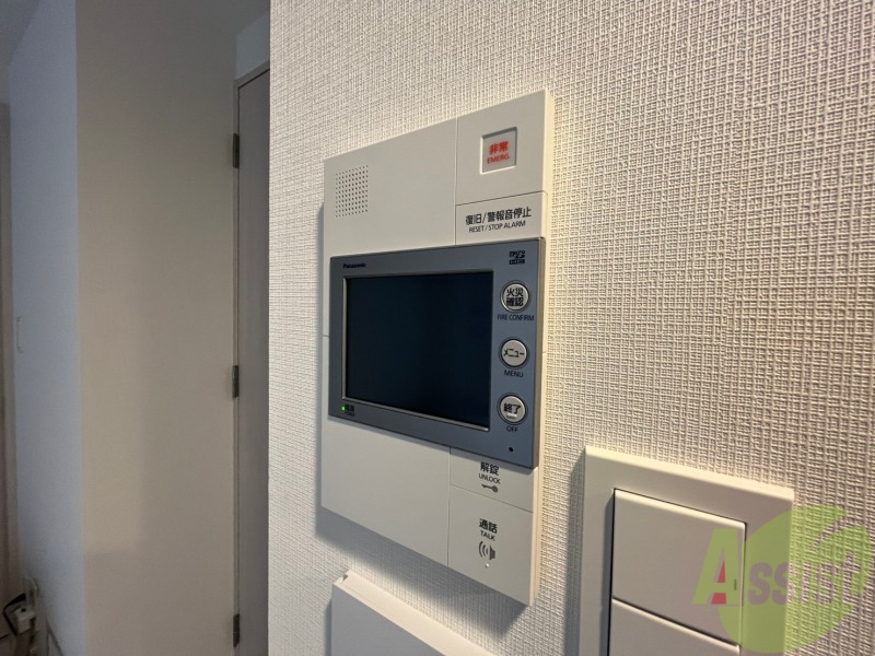 セキュリティ　モニター付きインターホンでセキュリティも安心です！