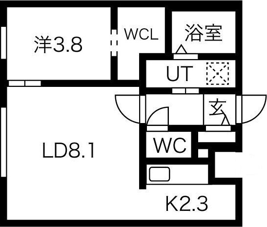 Ｂｅｌｌｉｓｓｉｍｏ　Ｈａｓｓａｍｕの間取り